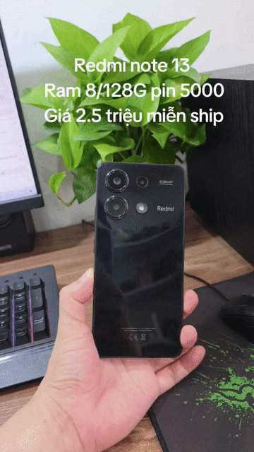 Redmi Note 13 ram 8/128G zin nguyên cây, full vân. Mua bán Điện thoại tại Quận Hà Đông Hà Nội được đăng bởi Shop Điện Thoại Cũ Zin hình 1