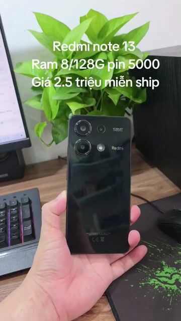 Redmi Note 13 ram 8/128G zin nguyên cây, full vân. Mua bán Điện thoại tại Quận Hà Đông Hà Nội được đăng bởi Shop Điện Thoại Cũ Zin hình 1