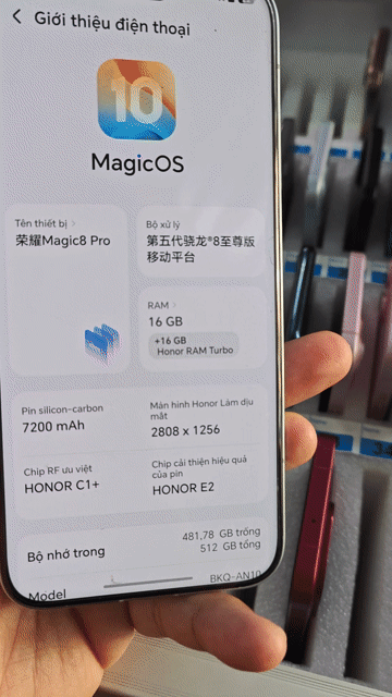 Honor Magic 8Pro 16GB/512GB Bạc. Mua bán Điện thoại tại Thành phố Bà Rịa Bà Rịa - Vũng Tàu được đăng bởi Trần Tùng hình 1