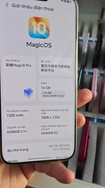 Honor Magic 8Pro 16GB/512GB Bạc. Mua bán Điện thoại tại Thành phố Bà Rịa Bà Rịa - Vũng Tàu được đăng bởi Trần Tùng hình 1