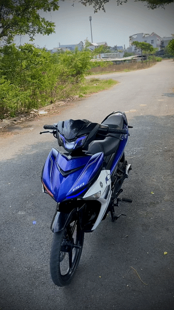 Yamaha Exciter 150 Xanh trắng. Mua bán Xe máy tại Thành phố Thuận An Bình Dương được đăng bởi A tung hình 1