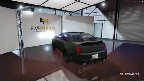 FIVEM Chrysler 300 | Realistic Sports Sedan [Badged] Add-On | Custom Body Kit | Working Lights | Tuning Parts | Add-On | Optimized | Fivem Ready | High Quality — video preview