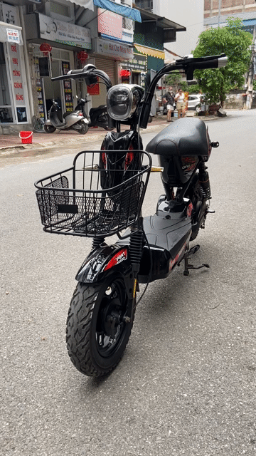 Xe đạp điện M133 Plus Đen đẹp. Mua bán Xe đạp tại Quận Long Biên Hà Nội được đăng bởi Xe điện Huân Linh hình 1