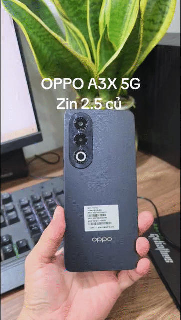 OPPO A3X 5G 128G máy zin nguyên cây full chức năng. Mua bán Điện thoại tại Quận Hà Đông Hà Nội được đăng bởi Shop Điện Thoại Cũ Zin hình 1