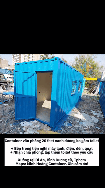 Công văn phòng cửa đi mặt nhỏ 20f không toilet. Mua bán Đồ dùng văn phòng tại Thành phố Dĩ An Bình Dương được đăng bởi Minh Hoàng Container hình 1
