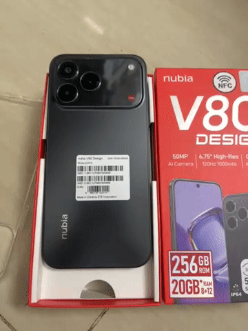 Nubia V80 Design Đen 256GB. Mua bán Điện thoại tại Thành phố Biên Hòa Đồng Nai được đăng bởi Ninh Farchampion hình 1