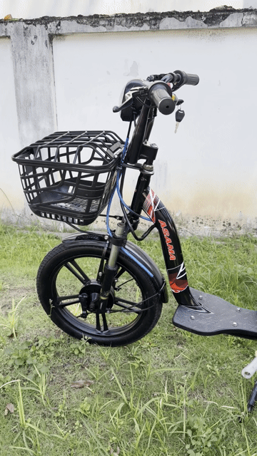 Xe đạp điện Asama Sport màu Đen. Mua bán Xe đạp tại Thành phố Thủ Dầu Một Bình Dương được đăng bởi NHƯ Ý hình 1