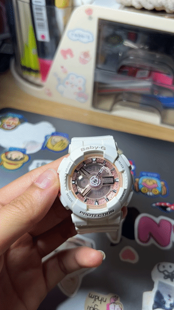 Đồng hồ Casio Baby-G Nữ Trắng. Mua bán Đồng hồ tại Quận Thanh Xuân Hà Nội được đăng bởi Lan hình 1