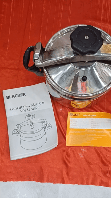 Nồi áp suất BLACKER Thép không gỉ Bạc Mới. Mua bán Bếp, lò, đồ điện nhà bếp tại Huyện Kiên Hải Kiên Giang được đăng bởi Hào  hình 1