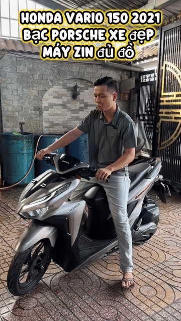 Honda Vario 150 2021 Bạc 21042 km. Mua bán Xe máy tại Quận Thốt Nốt Cần Thơ được đăng bởi Cầm Đồ Thành Chánh  hình 1