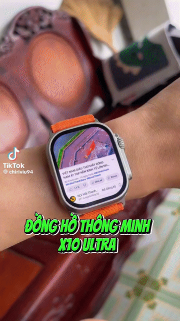 Đồng hồ thông minh X10 Ultra. Mua bán Thiết bị đeo thông minh tại Huyện Tây Sơn Bình Định được đăng bởi Luan Nguyen hình 1