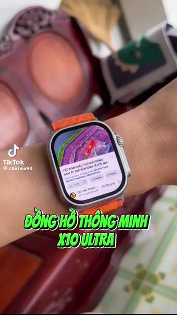 Đồng hồ thông minh X10 Ultra. Mua bán Thiết bị đeo thông minh tại Huyện Tây Sơn Bình Định được đăng bởi Luan Nguyen hình 1