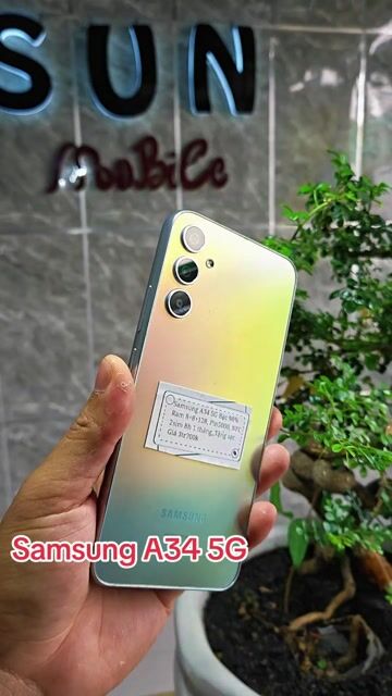 Samsung A34 5G R8+128 NfC 2sim Pin5000. Mua bán Điện thoại tại Huyện Trảng Bàng Tây Ninh được đăng bởi Sun Mobile Shop Điện Thoại Trảng Bàng Tây Ninh 01 hình 1