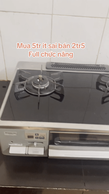 Bếp ga Osaka Gas Đen bạc. Mua bán Bếp, lò, đồ điện nhà bếp tại Huyện Hóc Môn Tp Hồ Chí Minh được đăng bởi Ma Ket hình 1