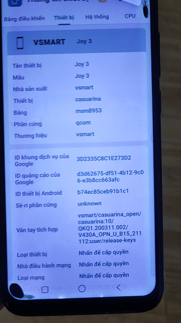 xác VSMART Joy 3 4GB/64GB Đen. Mua bán Linh kiện (RAM, Card...) tại Huyện Phong Điền Cần Thơ được đăng bởi HẢI PHONG ĐIỀN GẦN MỘ PHAN VĂN TRỊ  hình 1