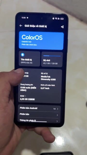 Oppo A3X 5G. Mua bán Điện thoại tại Huyện Thanh Trì Hà Nội được đăng bởi Phạm Ngọc Thắng hình 1