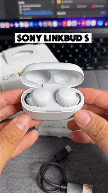 Tai nghe Sony LinkBuds S Trắng FULLBOX . Mua bán Tivi, Âm thanh tại Huyện Nhà Bè Tp Hồ Chí Minh được đăng bởi Tainghelikenew hình 1