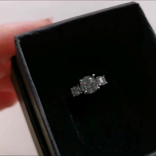 American Swiss Sterling Silver Trilogy Ring Size K