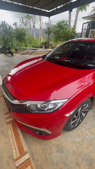 Honda Civic 1.8E 2018 Đỏ 67000 km. Mua bán Ô tô tại Huyện Tân Kỳ Nghệ An được đăng bởi Huy nguyen hình 1