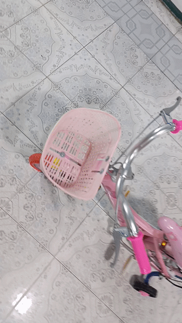 Xe đạp trẻ em Nữ 12 inch Hồng. Mua bán Xe đạp tại Thành phố Biên Hòa Đồng Nai được đăng bởi Minh Anh hình 1