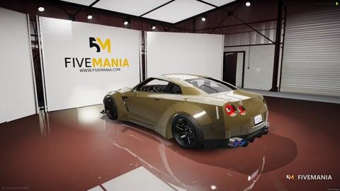 FIVEM Nissan GT-R | Realistic Sports Car [Badged] Add-On | Widebody Kit | Fivem Ready | High Quality — video preview