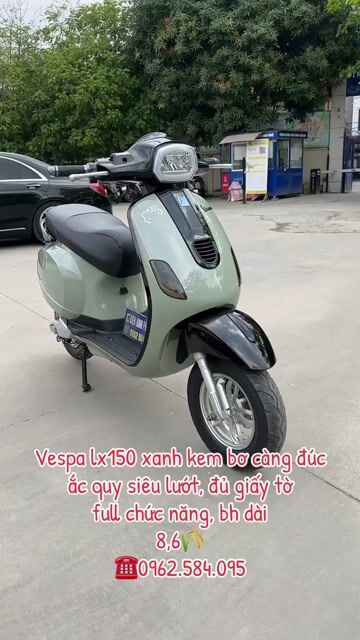 Xe máy điện Vespa đèn vuông 2025 Xám. Mua bán Xe máy tại Quận Bắc Từ Liêm Hà Nội được đăng bởi Xe điện Bình Phương hình 1
