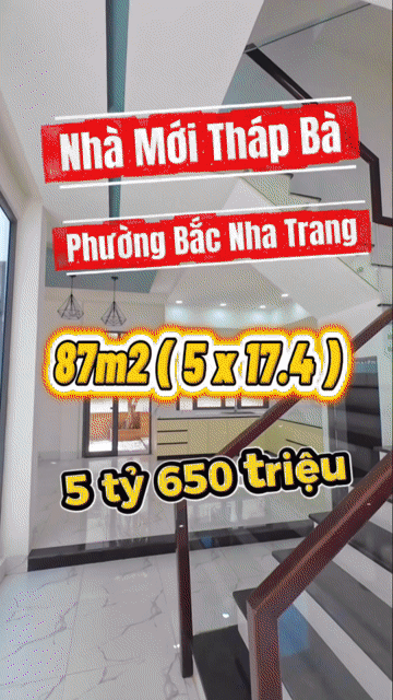 Mua bán Nhà ở Thành phố Nha Trang Khánh Hòa diện tích 87 m² giá 5,65 tỷ