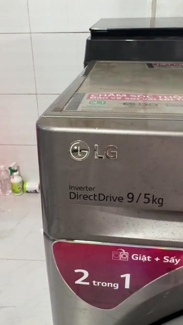 Máy giặt sấy LG FV1409S4V 9/5kg Inverter Xám. Mua bán Máy giặt tại Thành phố Dĩ An Bình Dương được đăng bởi Mii Mii hình 1
