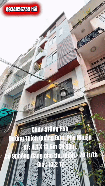 Mua bán Căn hộ Chung cư Quận Phú Nhuận Tp Hồ Chí Minh diện tích 50 m² giá 13,2 tỷ