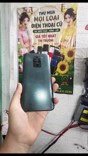 Xiaomi Redmi Note 9 Xám Đốm mực nhẹ. Mua bán Điện thoại tại Thành phố Huế Thừa Thiên Huế được đăng bởi T PLUS MOBILE MUA BÁN ĐIỆN THOẠI hình 1