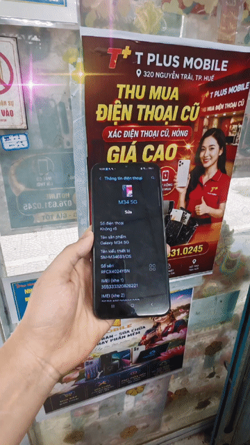 Samsung M34 5G 8GB/128GB 1,6tr nha ace. Mua bán Điện thoại tại Thành phố Huế Thừa Thiên Huế được đăng bởi T PLUS MOBILE MUA BÁN ĐIỆN THOẠI hình 1
