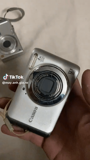 Máy ảnh Canon Bạc. Mua bán Máy ảnh, Máy quay tại Quận Bình Thuỷ Cần Thơ được đăng bởi Bích Nguyễn hình 1