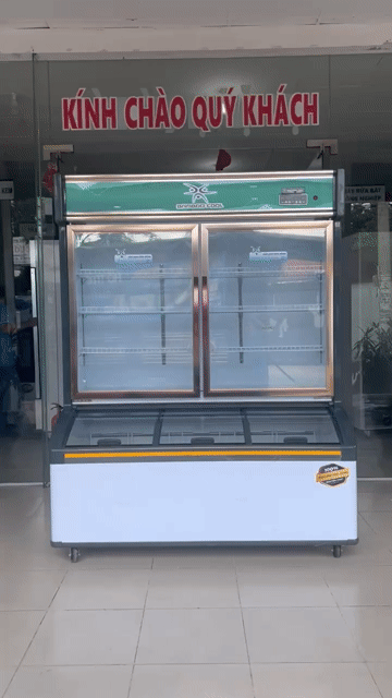 Tủ kết hợp trên mát dưới đông Bamboo Cool Phú Quốc. Mua bán Tủ lạnh tại Thành phố Phú Quốc Kiên Giang được đăng bởi Tủ đông tủ mát Phú Quốc hình 1