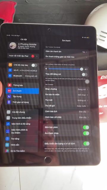 Apple iPad 256GB Xám. Mua bán Máy tính bảng tại Huyện Tân Châu Tây Ninh được đăng bởi A Phuong hình 1