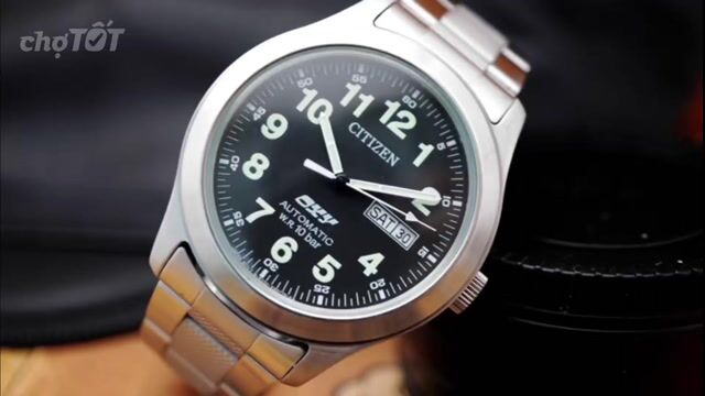 Đồng hồ Citizen OXY Military Automatic Nam Bạc. Mua bán Đồng hồ tại Quận 3 Tp Hồ Chí Minh được đăng bởi Đồng Hồ Nội Địa Nhật hình 1