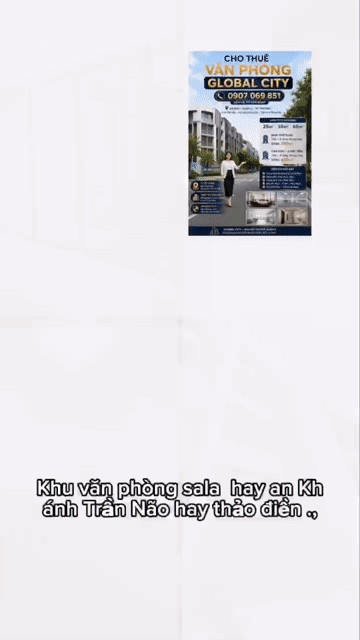 Cho thuê Văn phòng, Mặt bằng kinh doanh The Global City Thành phố Thủ Đức Tp Hồ Chí Minh diện tích 350 m² giá 45 triệu/tháng