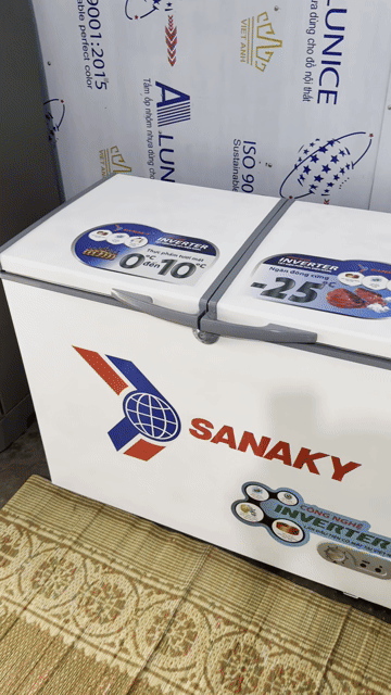 Tủ đông Sanaky Inverter 2 ngăn Trắng. Mua bán Tủ lạnh tại Huyện An Dương Hải Phòng được đăng bởi Phát Thanh Lý  hình 1