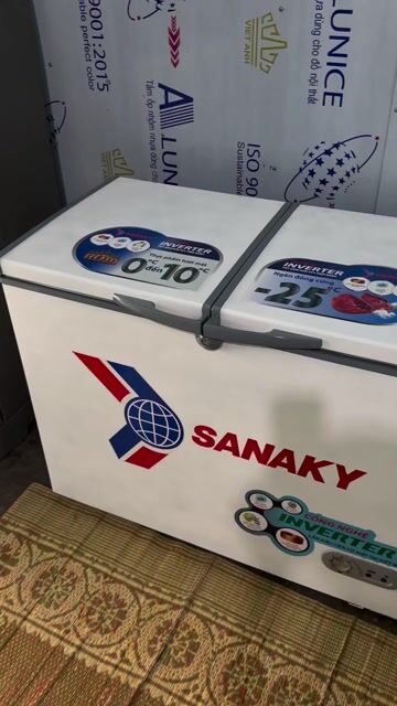 Tủ đông Sanaky Inverter 2 ngăn Trắng. Mua bán Tủ lạnh tại Huyện An Dương Hải Phòng được đăng bởi Phát Thanh Lý  hình 1