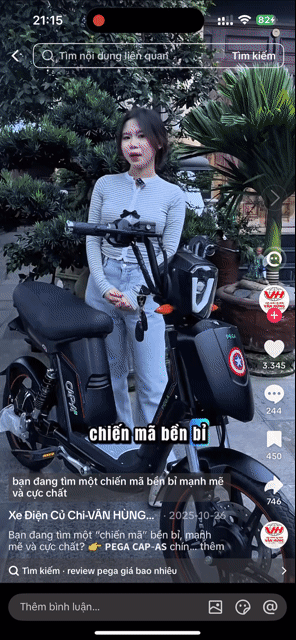 Xe đạp điện Pega Cap A Xanh đen. Mua bán Xe đạp tại Quận 7 Tp Hồ Chí Minh được đăng bởi Nguyen hình 1
