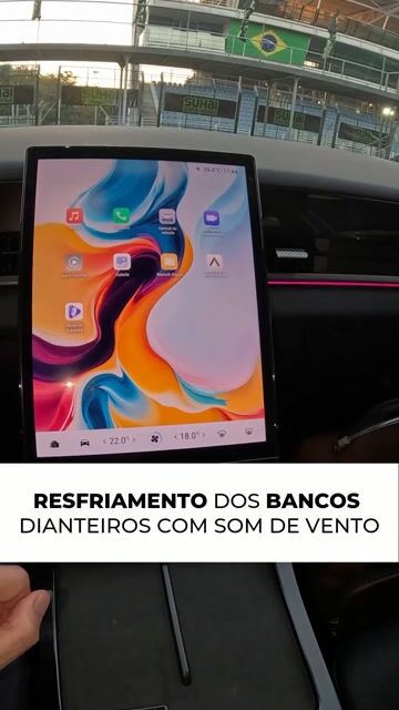 RESFRIAMENTO DOS BANCOS DIANTEIROS COM SOM DE VENTO