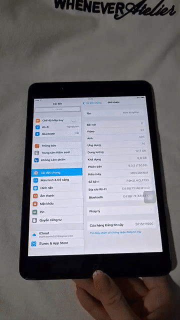 Apple iPad mini 1 Xám. Mua bán Máy tính bảng tại Thành phố Thủ Đức Tp Hồ Chí Minh được đăng bởi Gia Hân hình 1