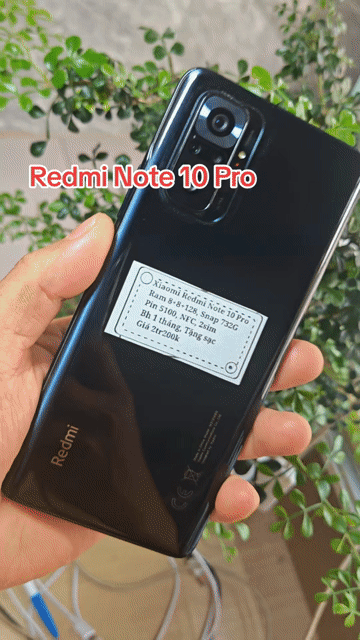 Redmi Note 10 Pro R8+128 Snap732 Pin5100 NFC 2sim . Mua bán Điện thoại tại Huyện Trảng Bàng Tây Ninh được đăng bởi Sun Mobile Shop Điện Thoại Trảng Bàng Tây Ninh 01 hình 1