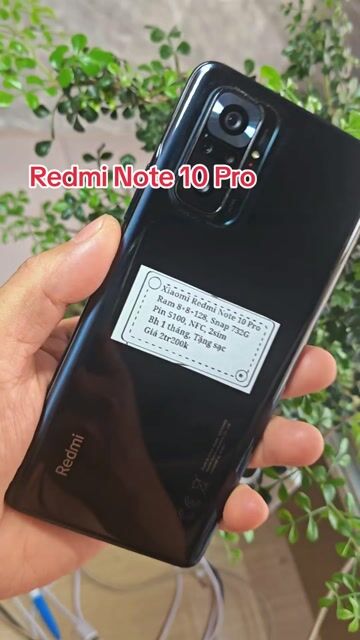 Redmi Note 10 Pro R8+128 Snap732 Pin5100 NFC 2sim . Mua bán Điện thoại tại Huyện Trảng Bàng Tây Ninh được đăng bởi Sun Mobile Shop Điện Thoại Trảng Bàng Tây Ninh 01 hình 1