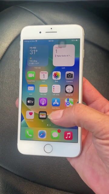 iPhone 8 Plus 64GB Trắng Đã sử dụng. Mua bán Điện thoại tại Quận Long Biên Hà Nội được đăng bởi casimeno hình 1