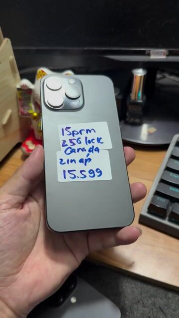 Apple iPhone 15 Pro Max 256GB Canada 99%. Mua bán Điện thoại tại Quận Gò Vấp Tp Hồ Chí Minh được đăng bởi Quảng Phạm Mua Iphone Lock và QT  HCM hình 1