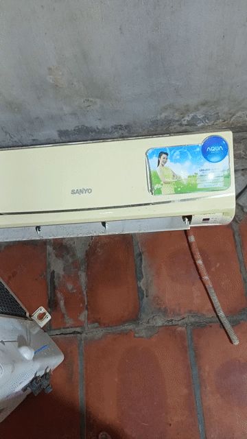 Máy lạnh Sanyo 1hp đã sử dụng. Mua bán Máy lạnh, điều hoà tại Huyện Tân Châu Tây Ninh được đăng bởi Trương Long Khánh  hình 1