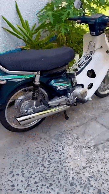 Honda Super Dream Xanh trắng. Mua bán Xe máy tại Huyện Xuân Lộc Đồng Nai được đăng bởi Nguyên Anh hình 1