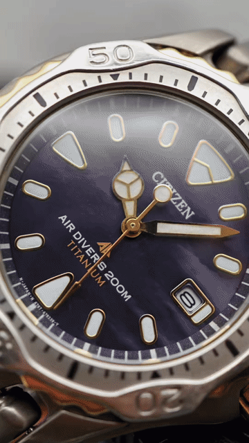 Đồng hồ Citizen Air Divers 200M Titanium Nhật Bản. Mua bán Đồng hồ tại Quận 3 Tp Hồ Chí Minh được đăng bởi Đồng Hồ Nội Địa Nhật hình 1