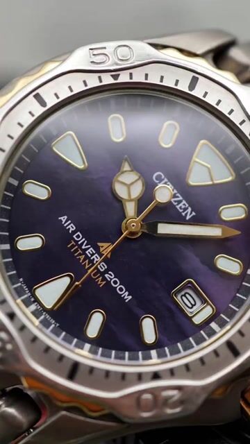 Đồng hồ Citizen Air Divers 200M Titanium Nhật Bản. Mua bán Đồng hồ tại Quận 3 Tp Hồ Chí Minh được đăng bởi Đồng Hồ Nội Địa Nhật hình 1