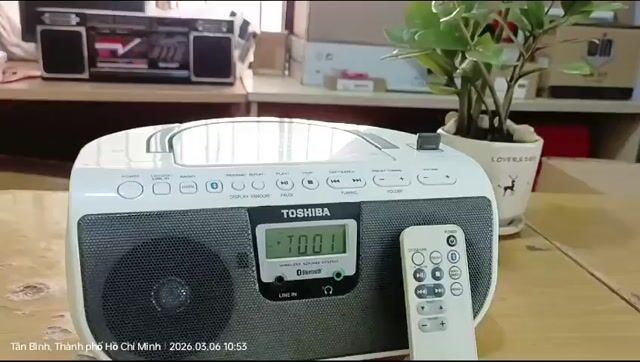 radio CD-USB -UAX- bluetooth TOSHIBA TY-CWU11. Mua bán Tivi, Âm thanh tại Quận Tân Bình Tp Hồ Chí Minh được đăng bởi Thietkerap24h hình 1